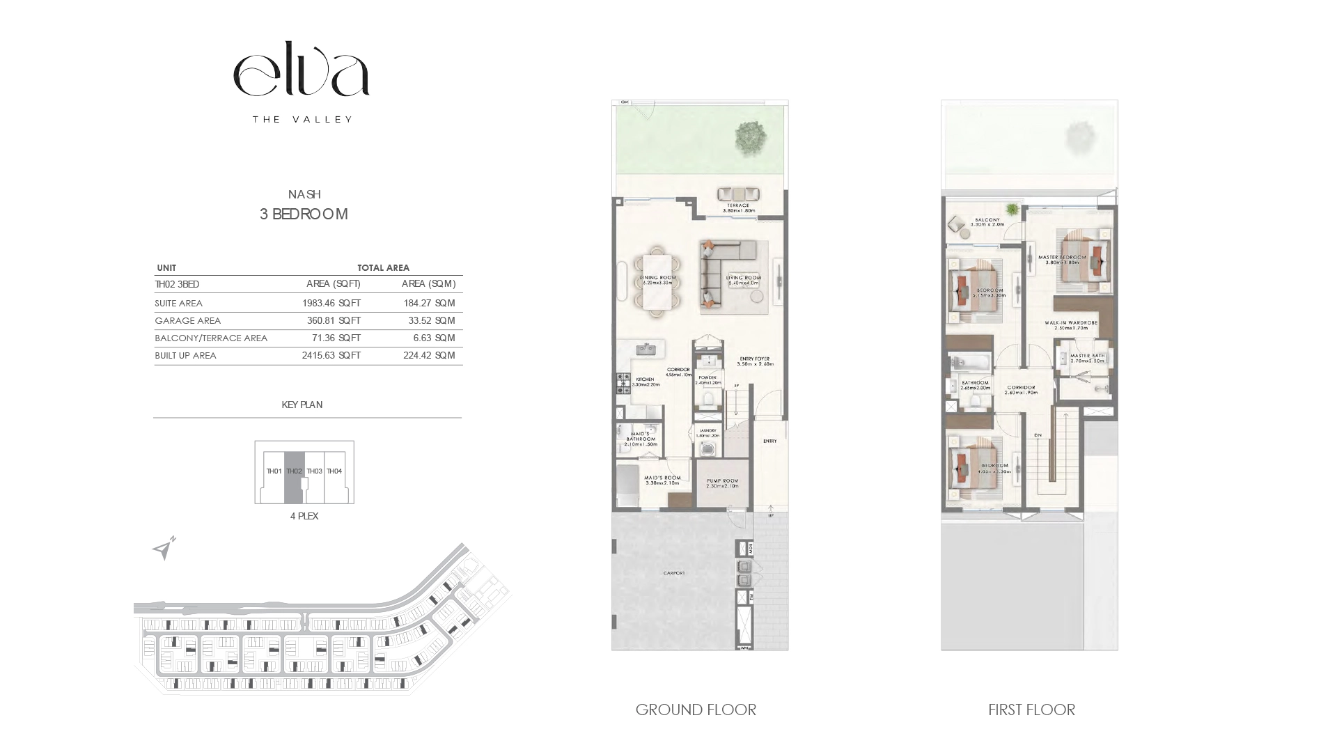 3 BR - Type A